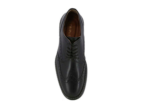 Zapato Bostoniano Triples de Piel Enzo 35804 Negro Hombre